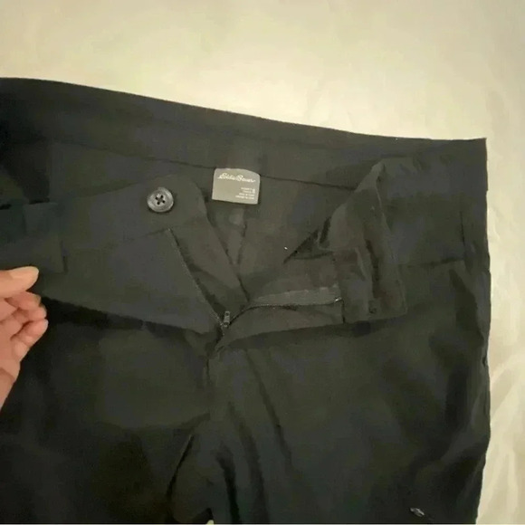 🎈Eddie Bauer women’s black  capri cargo pants size 8 - Picture 4 of 9